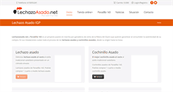 Desktop Screenshot of lechazoasado.net